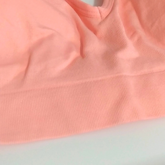 PEACH ADJUSTABLE SUPPORT COMFORT STRETCH SPORTS BRA SIZE XL NWT - Picture 4 of 11